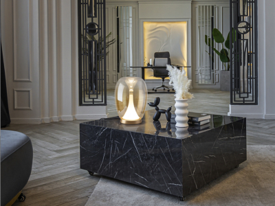 SUSPIRO- SOBREMESA DORADO/AMBAR - Imagen 2