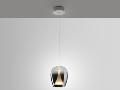 SUSPIRO- LAMPARA CROMO/SMOKY - Imagen 3