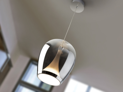 SUSPIRO- LAMPARA CROMO/SMOKY - Imagen 3