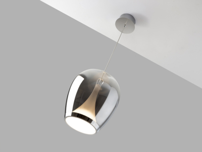 SUSPIRO- LAMPARA CROMO/SMOKY - Imagen 5