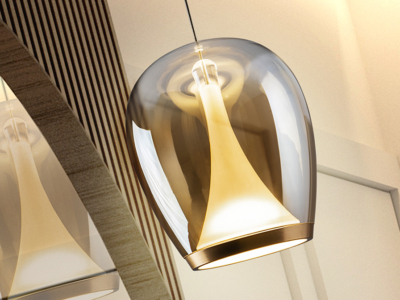 SUSPIRO- LAMPARA DORADO/AMBAR - Imagen 3