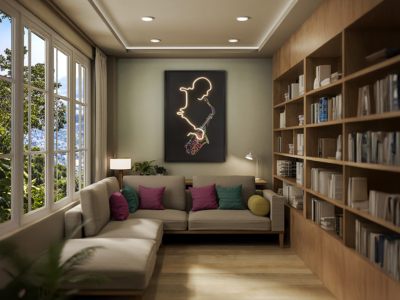 SAXOFON-CUADRO LUZ LED - Imagen 2