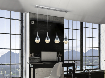 LAMPARA ·ELIE·CROMO - Imagen 2