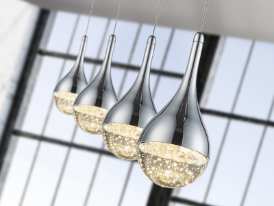 LAMPARA ·ELIE·CROMO - Imagen 3