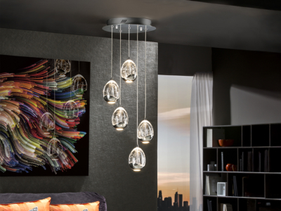 ROCIO- LAMPARA  CROMO - Imagen 2