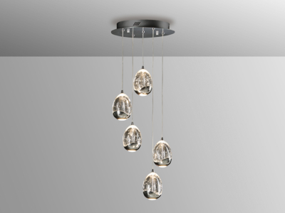 ROCIO- LAMPARA  CROMO - Imagen 4