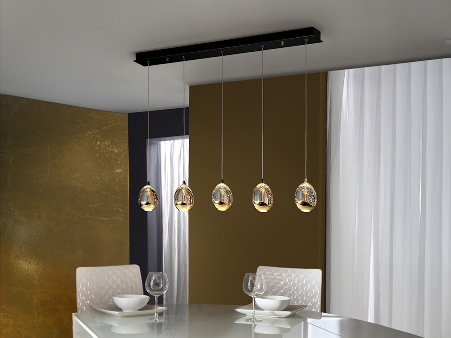 783644-1 ROCIO- LAMPARA  NEGRO-ORO - Imagen 2