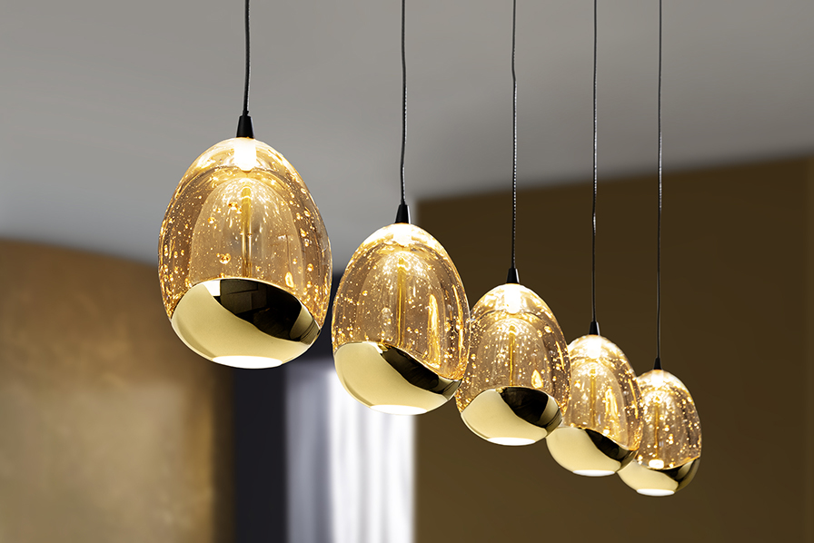 783644-2 ROCIO- LAMPARA  NEGRO-ORO - Imagen 3