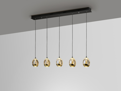 ROCIO- LAMPARA  NEGRO-ORO - Imagen 4