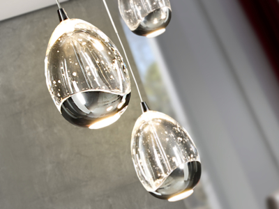 ROCIO- LAMPARA  CROMO - Imagen 2