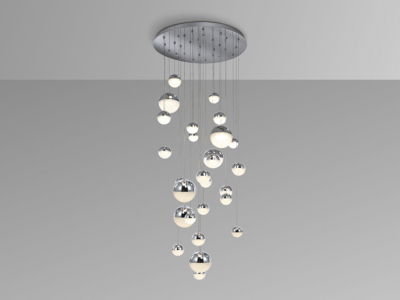 GRAN LAMP·SPHERE·Ø80  CROMO CCT - Imagen 3