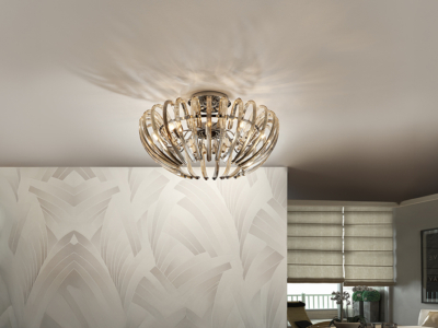 PLAFON ·ARIADNA· CHAMPAGNE - Imagen 2