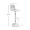TABURETE REGULABLE ASHA BEIGE - Imagen 9