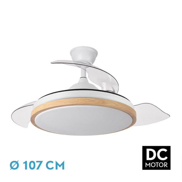 VENTILADOR DC EVROS BLANCO/HAYA