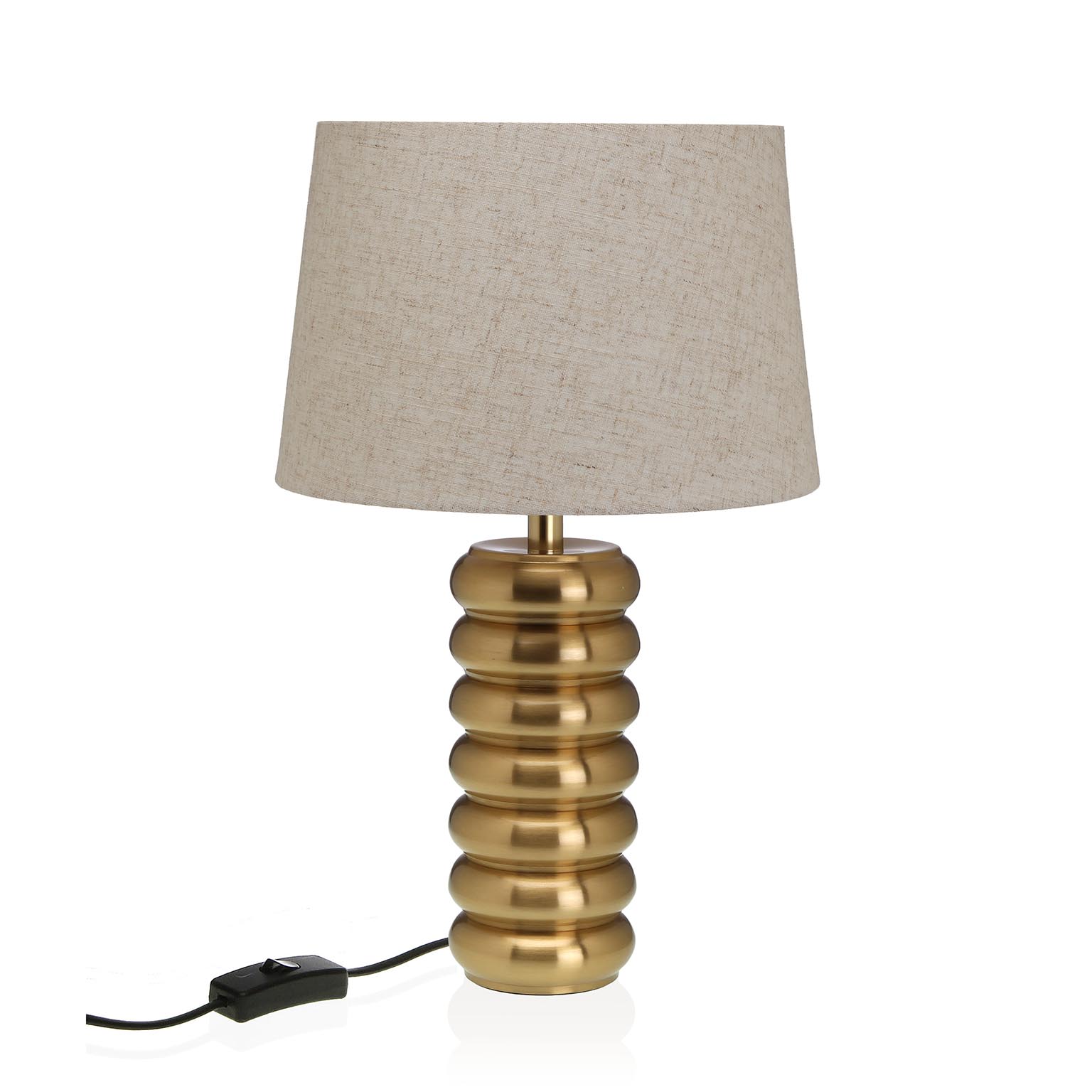 10700127 LAMPARA DE MESA TARKO DORADO - Imagen 1