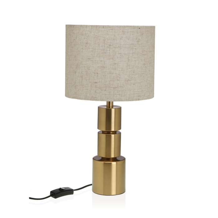 LAMPARA DE MESA YARE DORADO