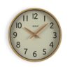 RELOJ DE PARED EFECTO MADERA CLARA 30 CM