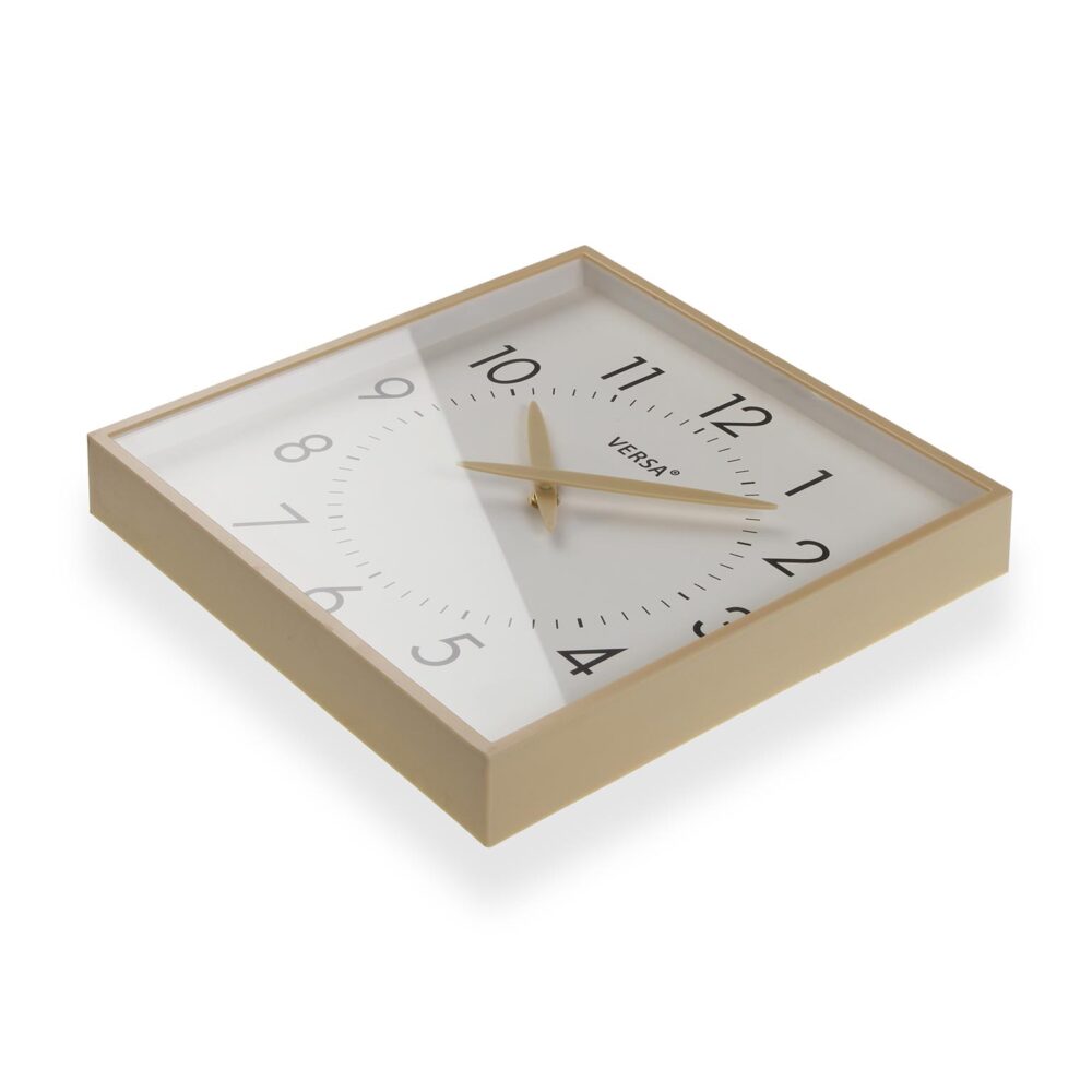 RELOJ DE PARED CUADRADO CLARO - Imagen 2