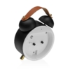 RELOJ DESPERTADOR DE MESA METAL NEGRO - Imagen 2