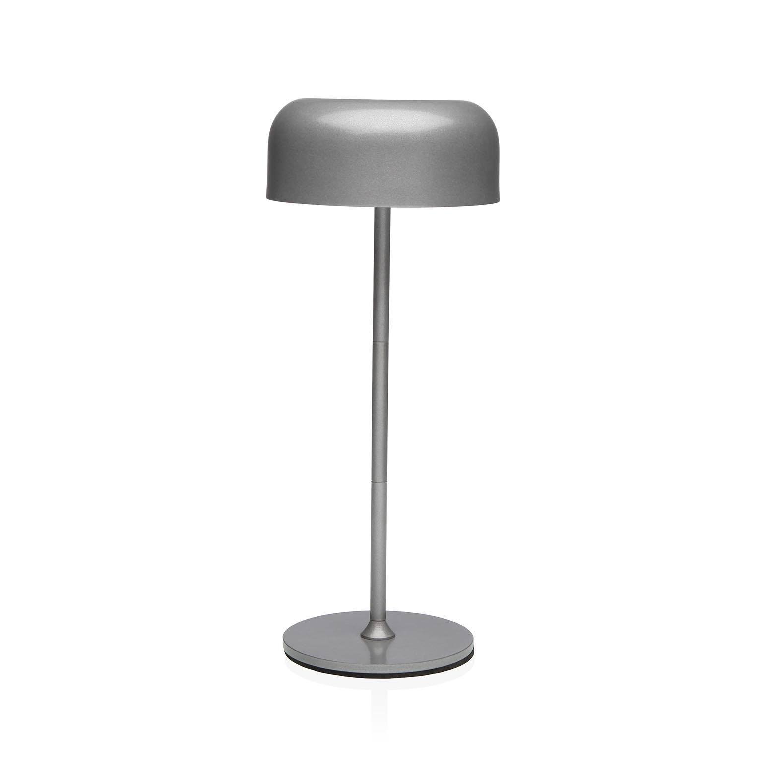20790077 LAMPARA DE MESA ALWARA PLATEADA - Imagen 1