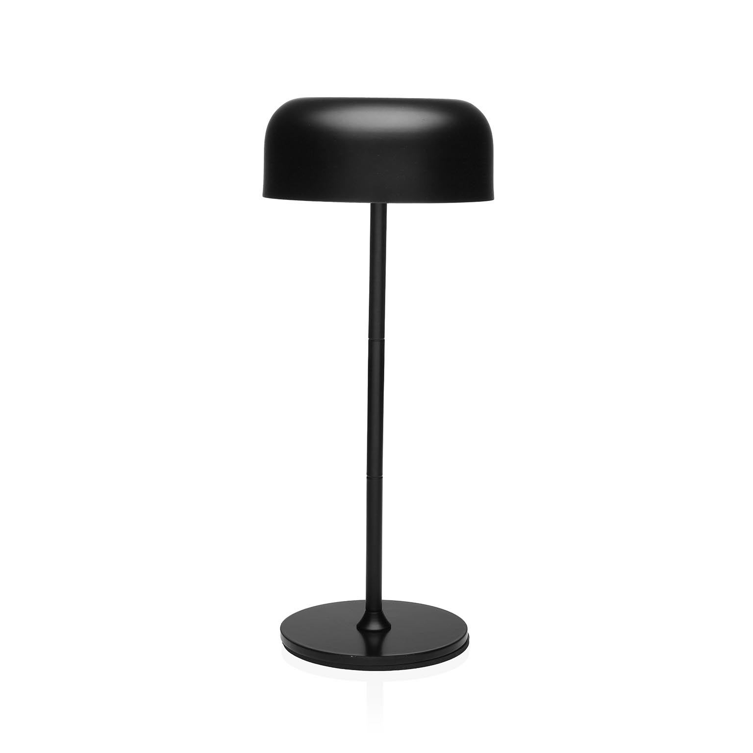 20790078 LAMPARA DE MESA ALWARA NEGRA - Imagen 1