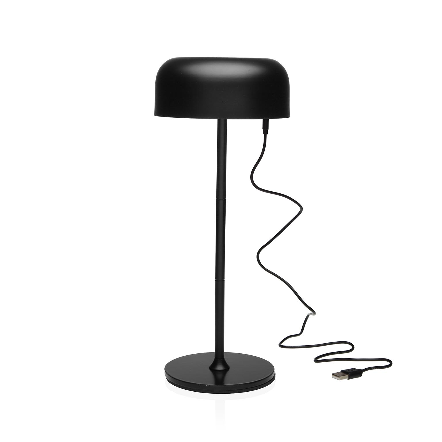20790078_3 LAMPARA DE MESA ALWARA NEGRA - Imagen 3