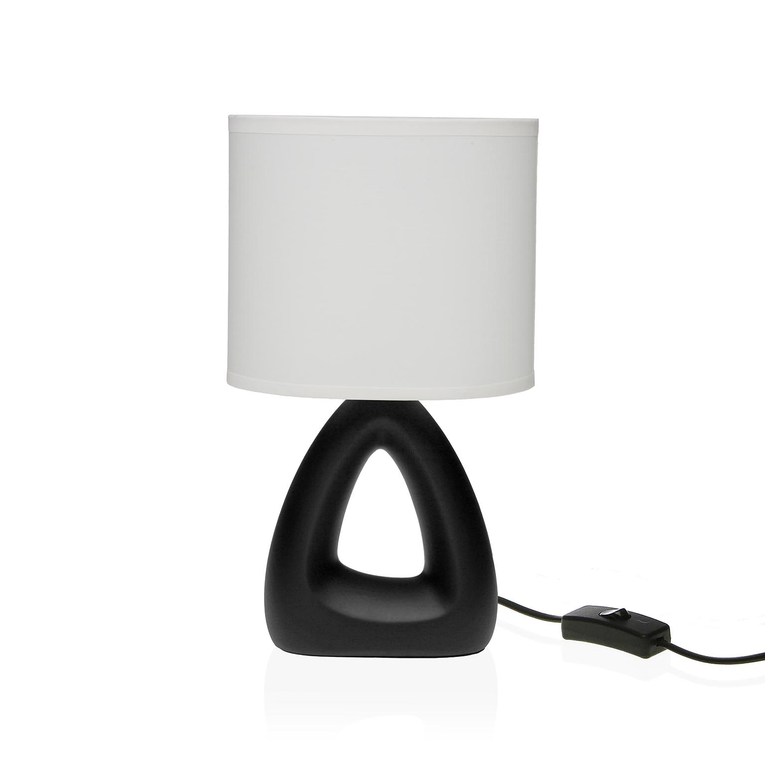 20790083 LAMPARA DE MESA NINBA NEGRA - Imagen 1