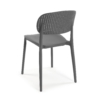 SILLA DE COMEDOR GRIS APILABLE - Imagen 2