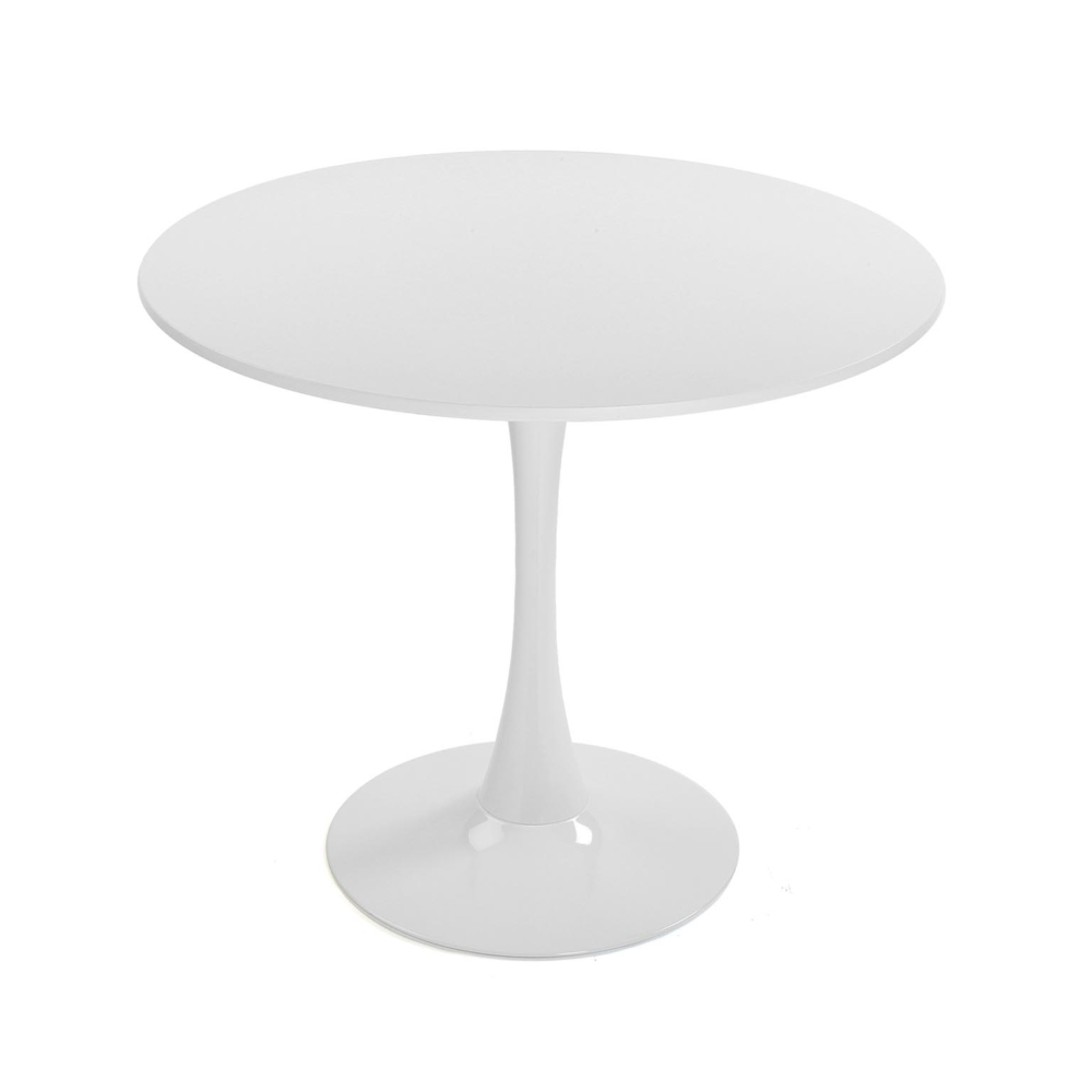 MESA BLANCA MEERA 100 CM - Imagen 1