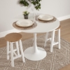MESA BLANCA MEERA 100 CM - Imagen 2