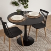 MESA NEGRA MEERA 100 CM - Imagen 2