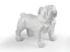 FIGURA GRANDE ·BULLDOG· BLANCO