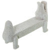 Figura Cerámica Blanca Cocodrilo - Imagen 3