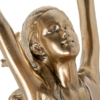 Figura Resina Bailarina Dorada - Imagen 4