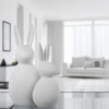 Figura Cerámica Conejo 44Cm Blanco - Imagen 2
