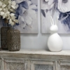 Figura Cerámica Conejo 50Cm Blanco - Imagen 6