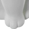 Figura Cerámica Gato 51Cm Blanco y Dorado - Imagen 5