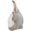 Figura Pez Cerámica 31Cm Blanco Arena y Dorado - Imagen 8