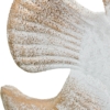 Figura Pez Cerámica 26Cm Blanco Arena y Dorado - Imagen 5