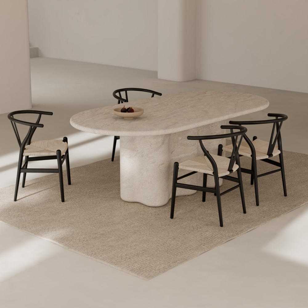 MESA FIJA LORRAINE 220 TRAVERTINO - Imagen 2