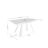 MESA EXT. JUDY 140 GRIS/NEGRO - Imagen 8