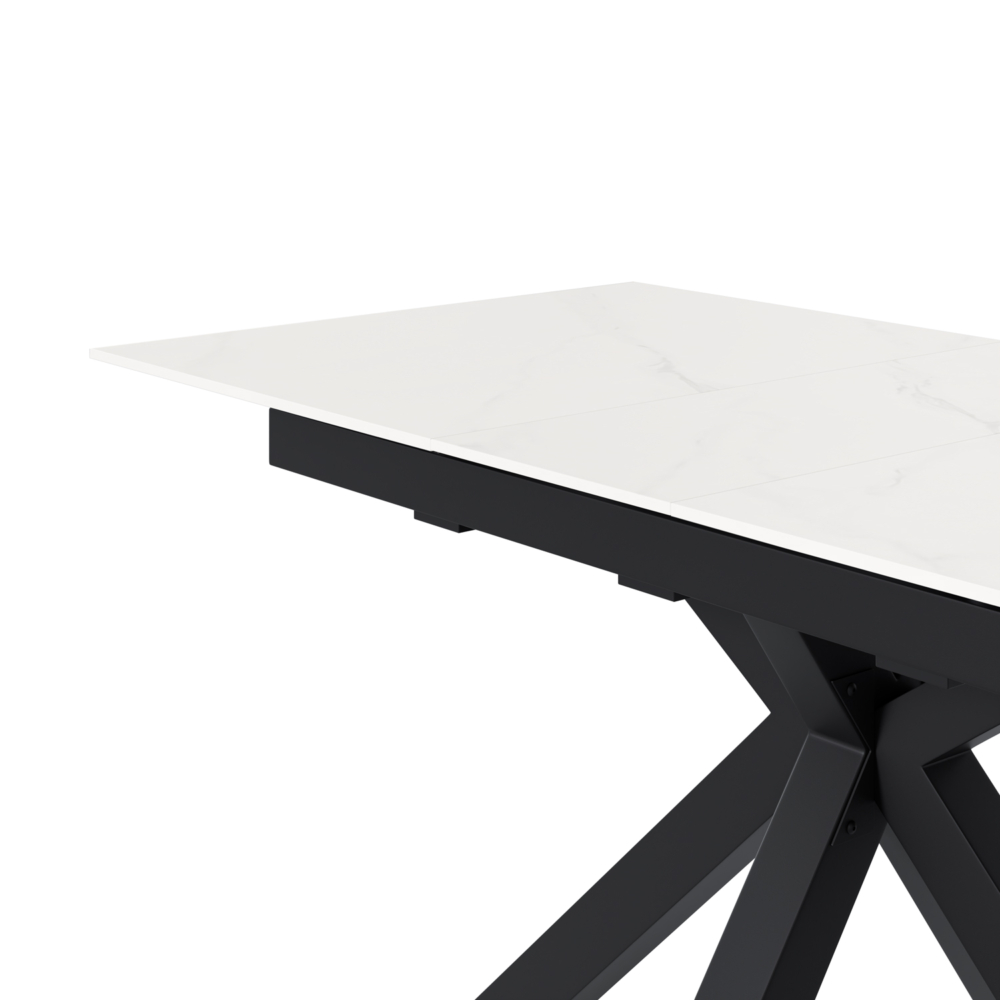 MESA EXT. LORI 140 BLANCO/NEGRO - Imagen 6