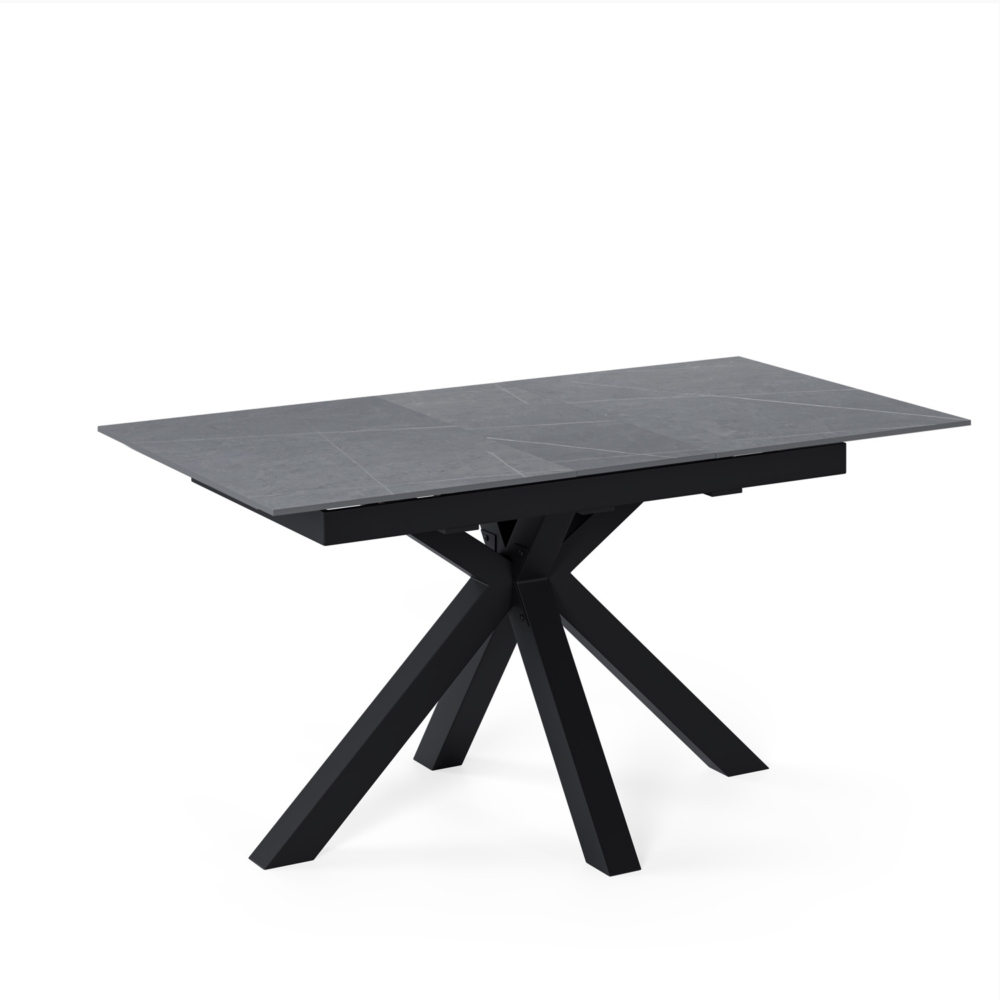 MESA EXT. LORI 140 GRIS/NEGRO - Imagen 4