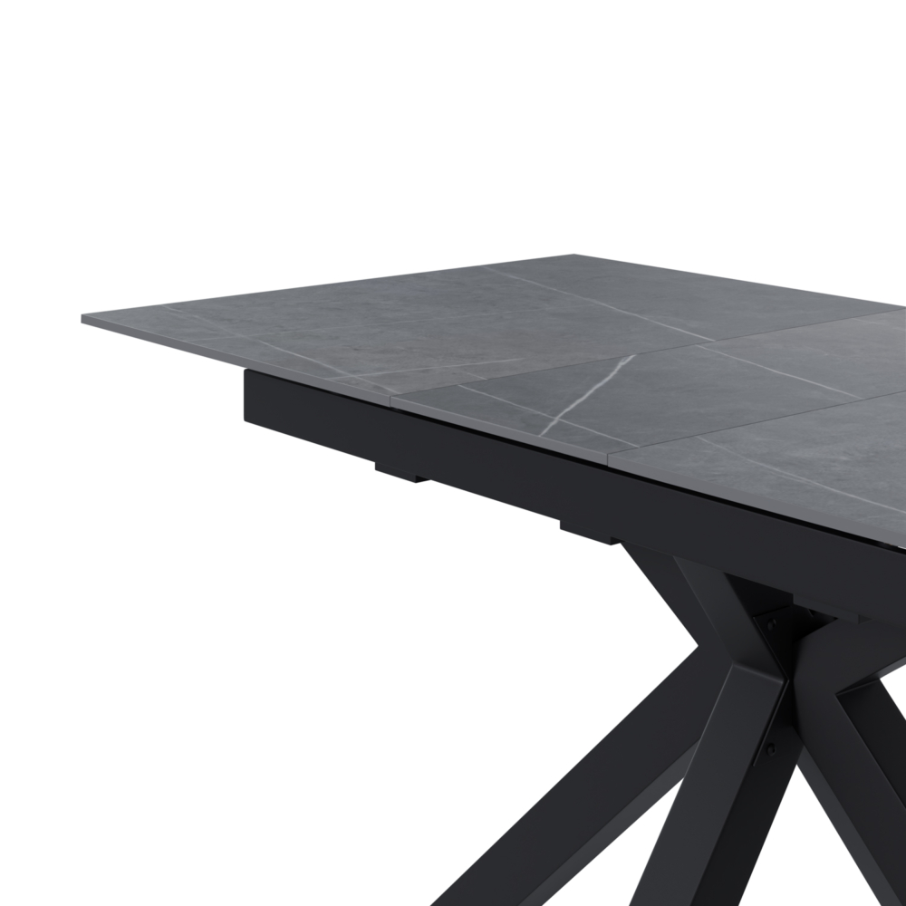 MESA EXT. LORI 140 GRIS/NEGRO - Imagen 6