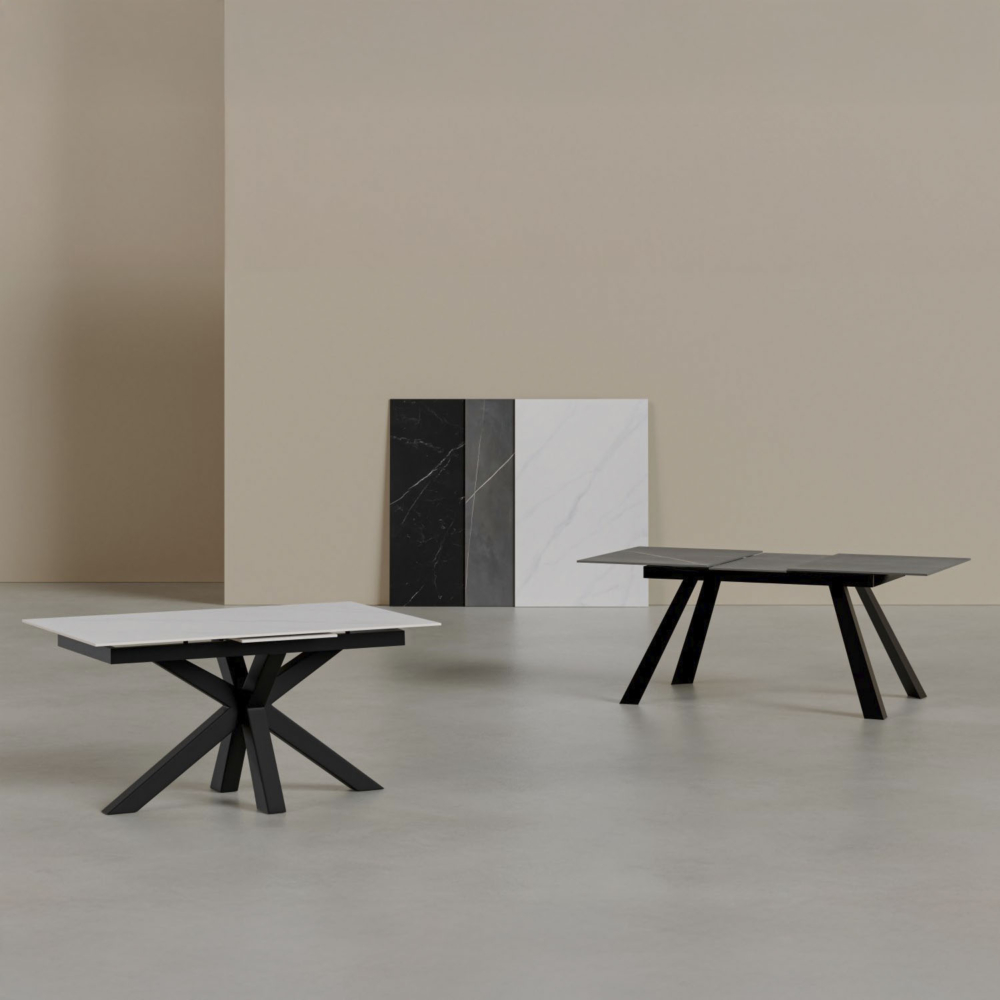 MESA EXT. LORI 140 GRIS/NEGRO - Imagen 8