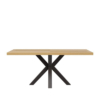 MESA FIJA ELAINE 160X90 ROBLE/NEGRO - Imagen 2
