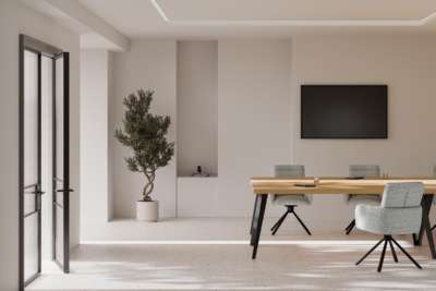 MESA FIJA RANDY 160X90 ROBLE/NEGRO 200 CM
