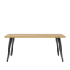 MESA FIJA RANDY 160X90 ROBLE/NEGRO - Imagen 4