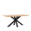 MESA FIJA GRACE 160 ROBLE/NEGRO - Imagen 2