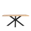 MESA FIJA GRACE 160 ROBLE/NEGRO - Imagen 3